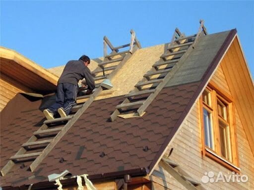 Кровельные работы, монтаж крыши, ремонт