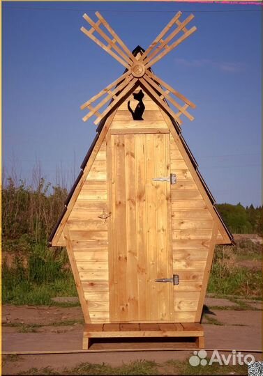 Дачный туалет с установкой