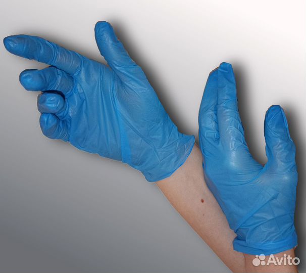 Перчатки нитриловые нестерильные