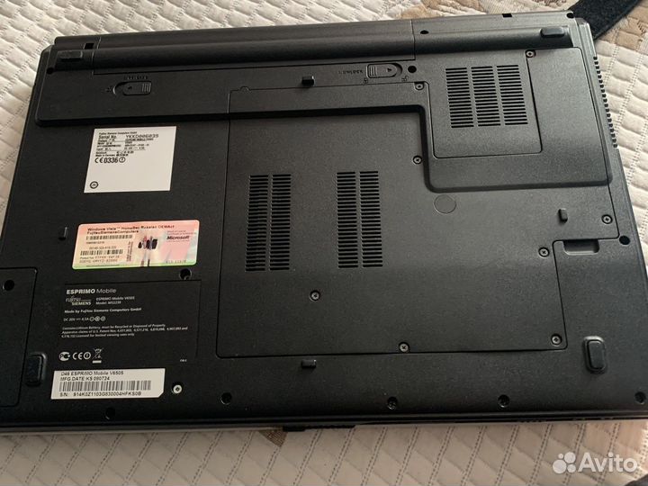 Ноутбук fujitsu siemens espimo mobile