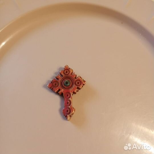 Старинный нательный крест 19 век Валаам