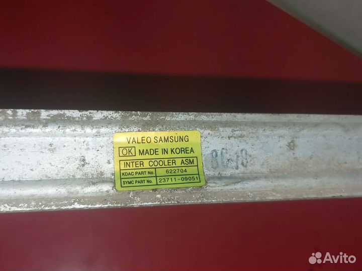 Интеркуллер SsangYong Actyon Sport d20dt