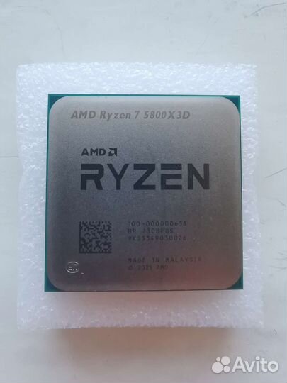 Новый Ryzen 7 5800x3d
