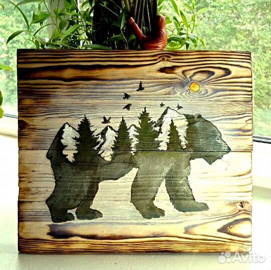 Картины маслом на дереве. Художник Каверин А