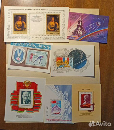 Годовые наборы марок 1961-1991г