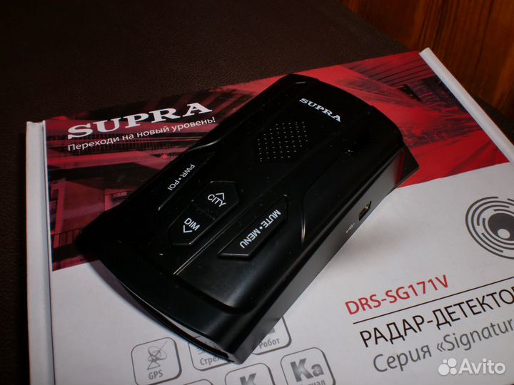 Сигнатурный радар-детектор Supra DRS-SG171V с GPS