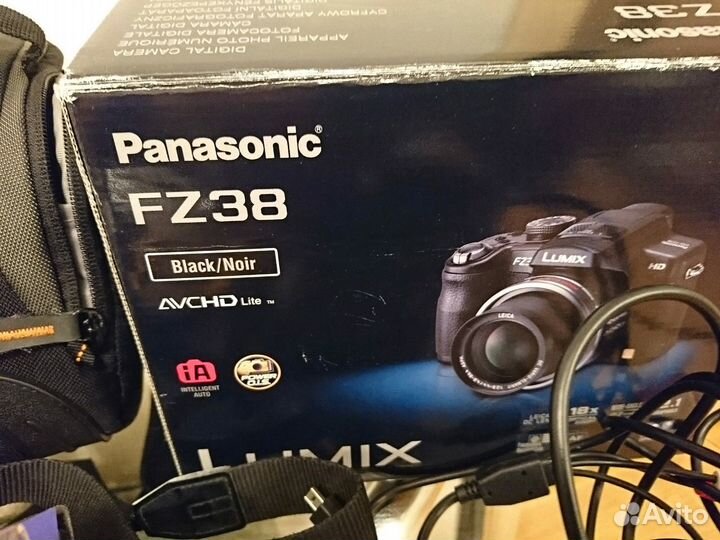 Фотоаппарат Panasonic FZ38, фильтры, два аккумулят