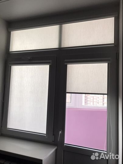 Рулонные шторы в спальню №1