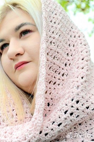 Шаль ручной работы