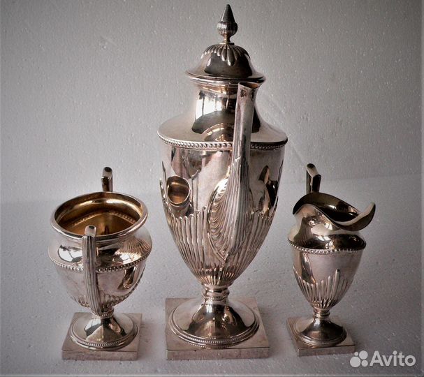 Чайно-кофейный сервиз, ампир, старая Англия