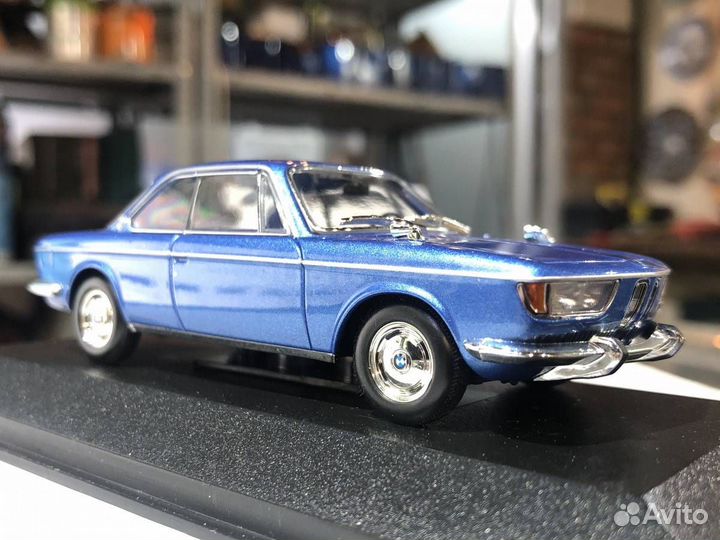Коллекционная модель. BMW 2000 CS light blau M