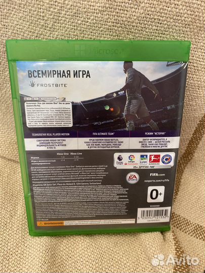 Xbox One диск FIFA 18