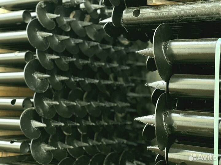 Монтаж винтовых свай