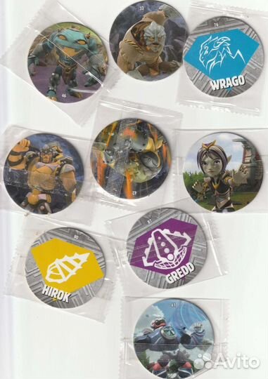 Фишки кепсы, DC, Губка-Боб, миньоны, и др