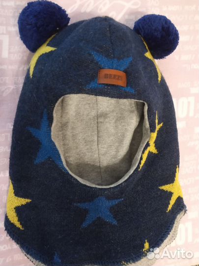 Шапка шлем для мальчика