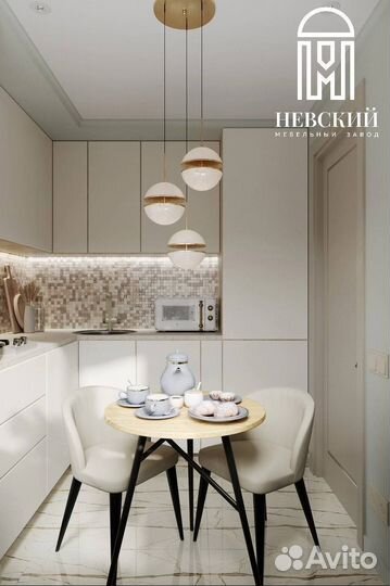 Кухонный гарнитур угловой под потолок