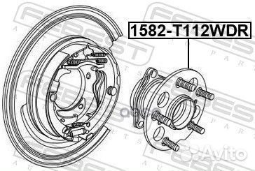 Ступица задняя 1582T112WDR Febest