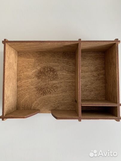 Салфетница деревянная