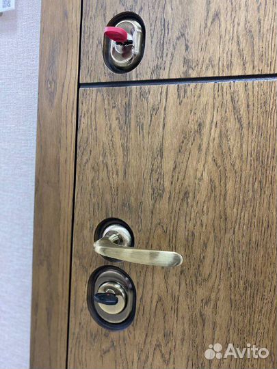 Беларусь Входная дверь с накладкой из шпона