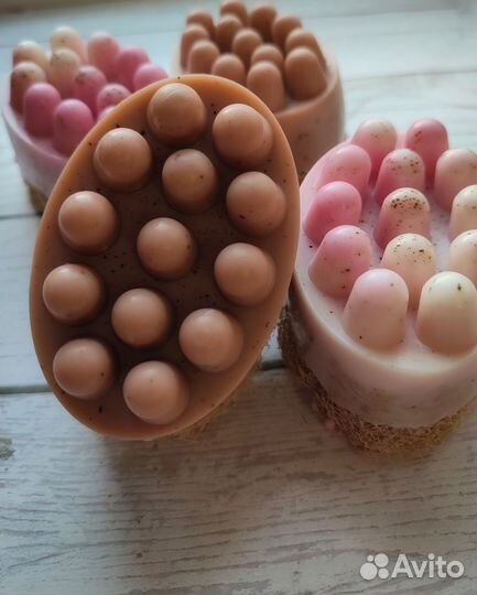 Массажное мыло с люфой