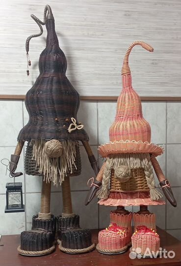 Гномы из ротанга