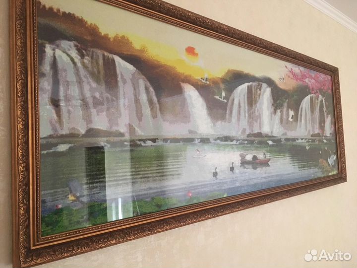 Картина вышитая крестом