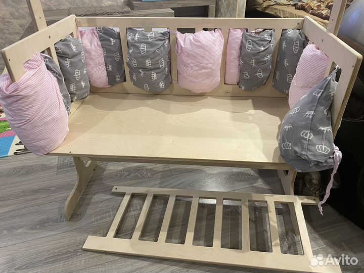 Кроватка трансформер приставная