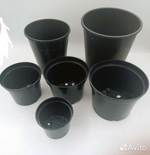 Горшки для рассады от 0,7 до 15 л