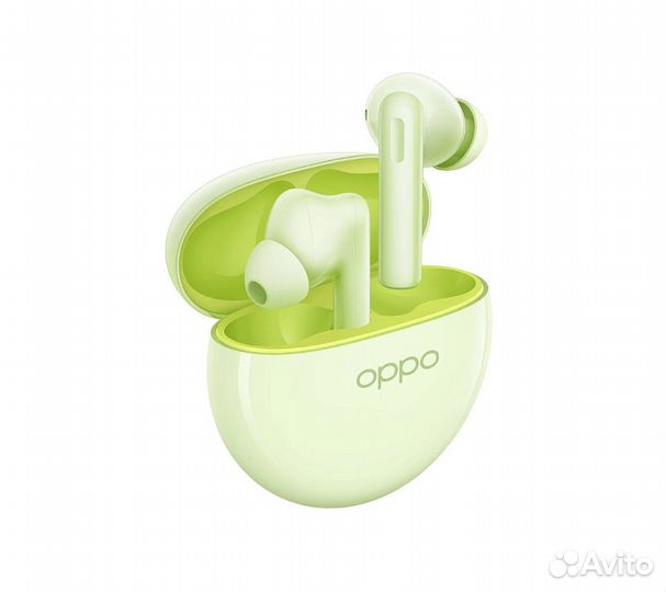 Наушники oppo Enco Buds 2, лаймово-зеленый