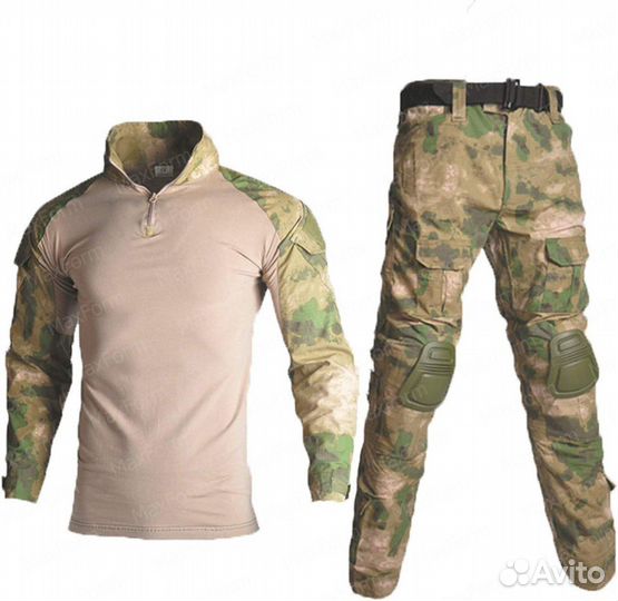 Боевая форма с наколенниками и налокотниками