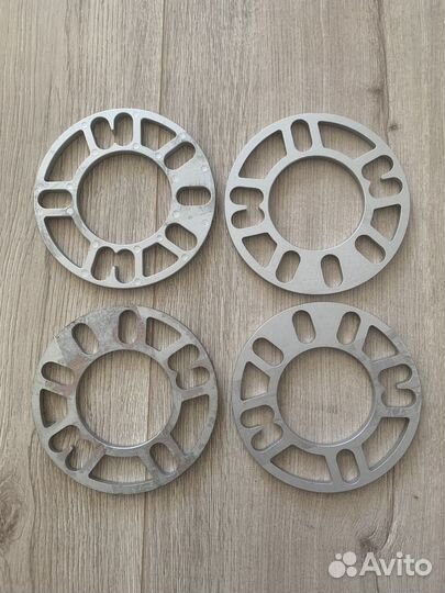 Проставки колесные 8мм алюминиевые