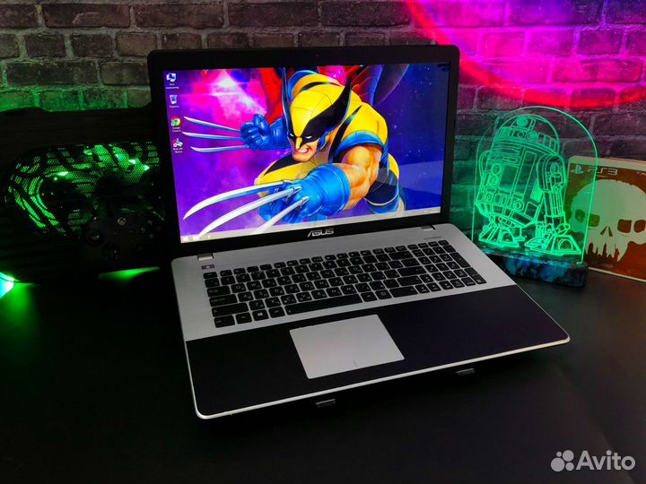 Игровой ноутбук Asus GeForse 17.3 IPS
