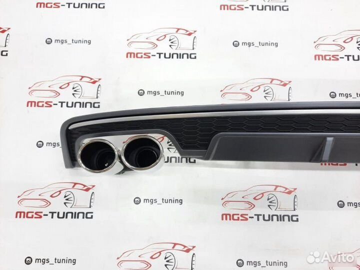 Диффузор с насадками на A7 в стиле S7 2014-2017