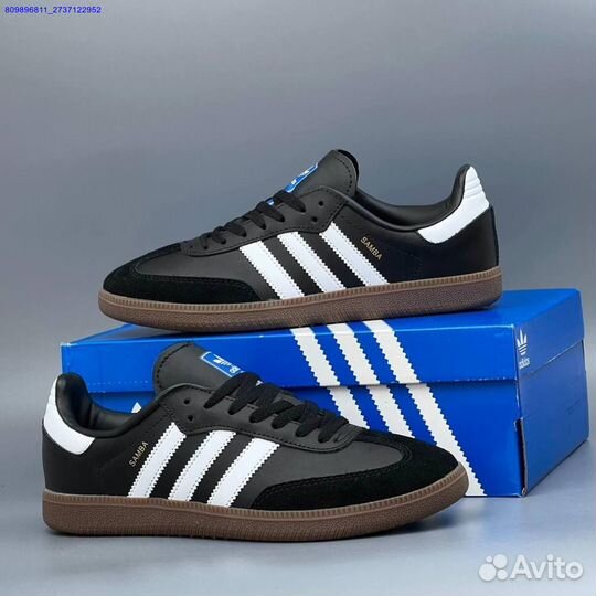 Кроссовки Adidas Samba Black (Арт.13754)