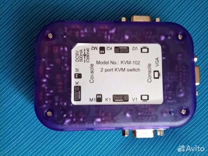 KVM переключатель KVM-102 2 port