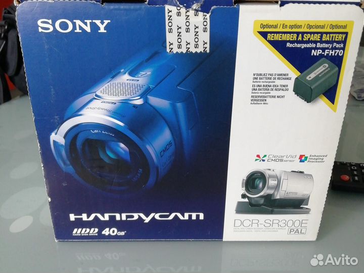 Видеокамера Sony DCR-SR300E