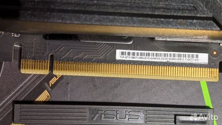 Видеокарта asus GTX 1660TI OC 6GB