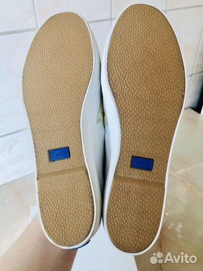 Кеды женск новые keds, 38 разм, нат кожа