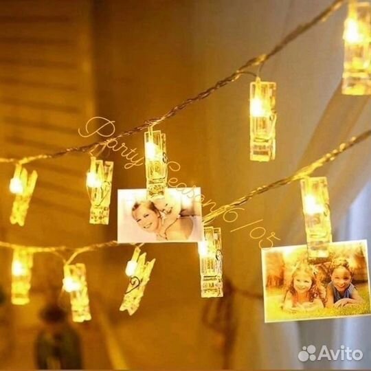 Гирлянды Прищепка