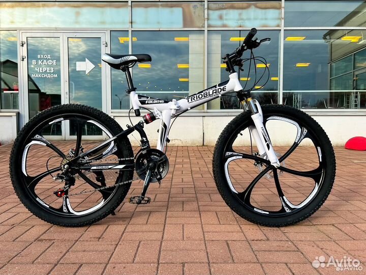 Велосипед складной на литых дисках