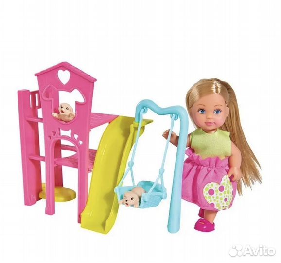 Набор Barbie и Evi, Челси и питомцы, оригинал