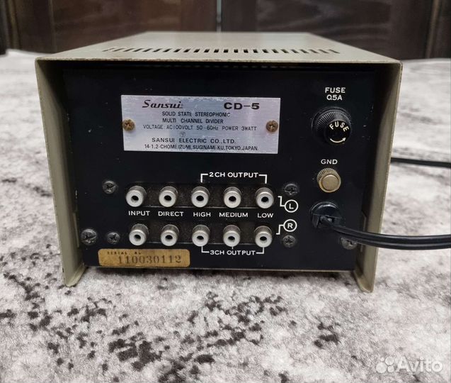 Активный кроссовер Sansui CD-5