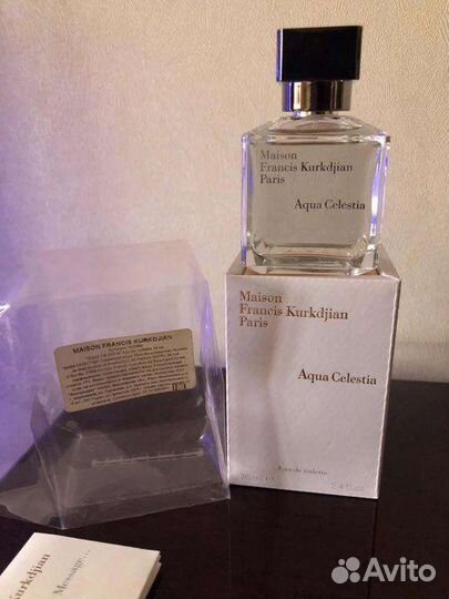 Туалетная вода Aqua Celestia Maison Francis Kurkdj