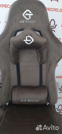 Кресло игровое GTracer коричневое