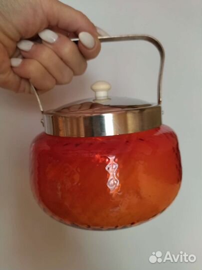 Солонка хрусталь винтаж