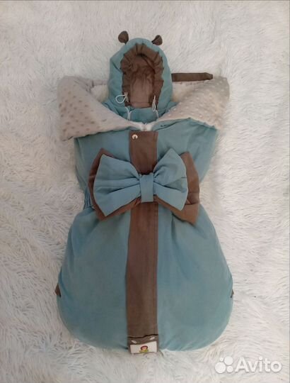 Конверт на выписку для мальчика осень зима