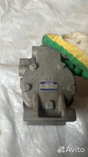 Компрессор кондиционера на KIA rio 4