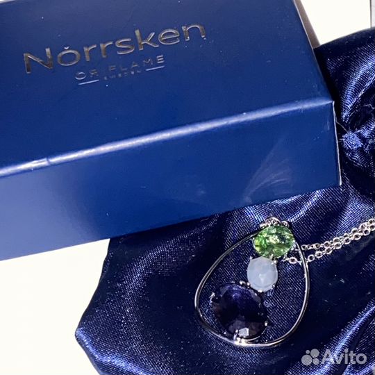 Кулон norrsken oriflame северный агат