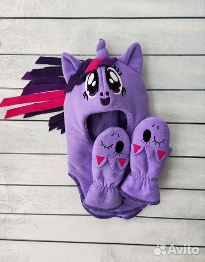 Комплект шапка, шарф