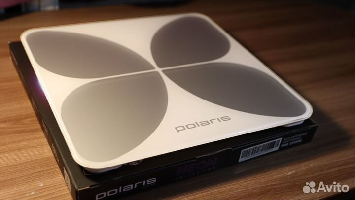 Весы напольные электронные polaris neon collection